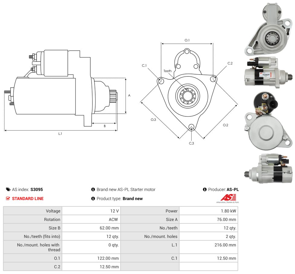 Starter motor