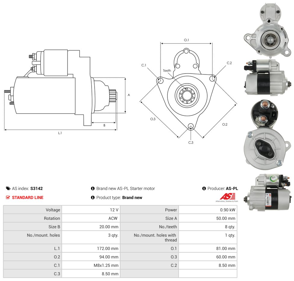 Starter motor