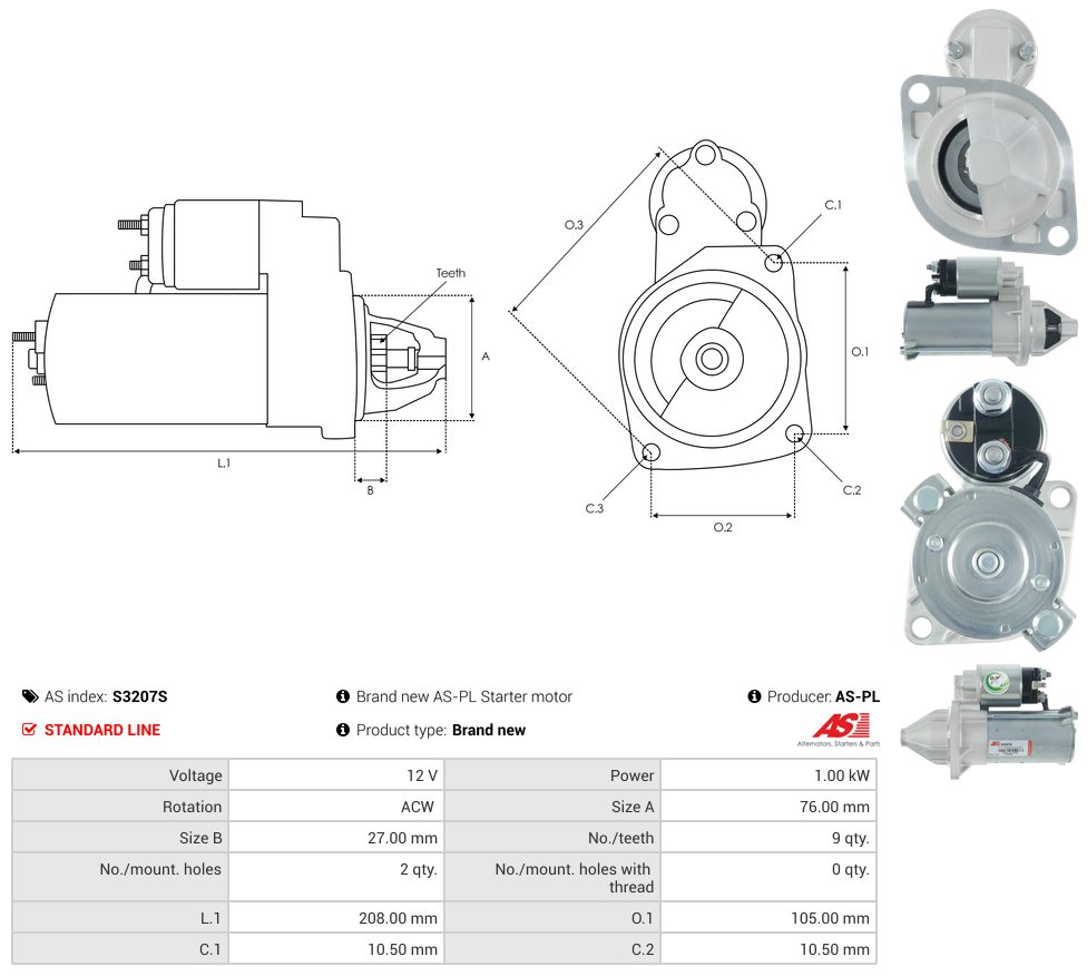 Starter motor