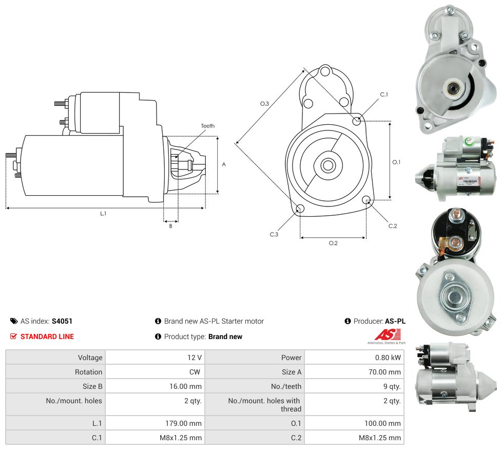 Starter motor