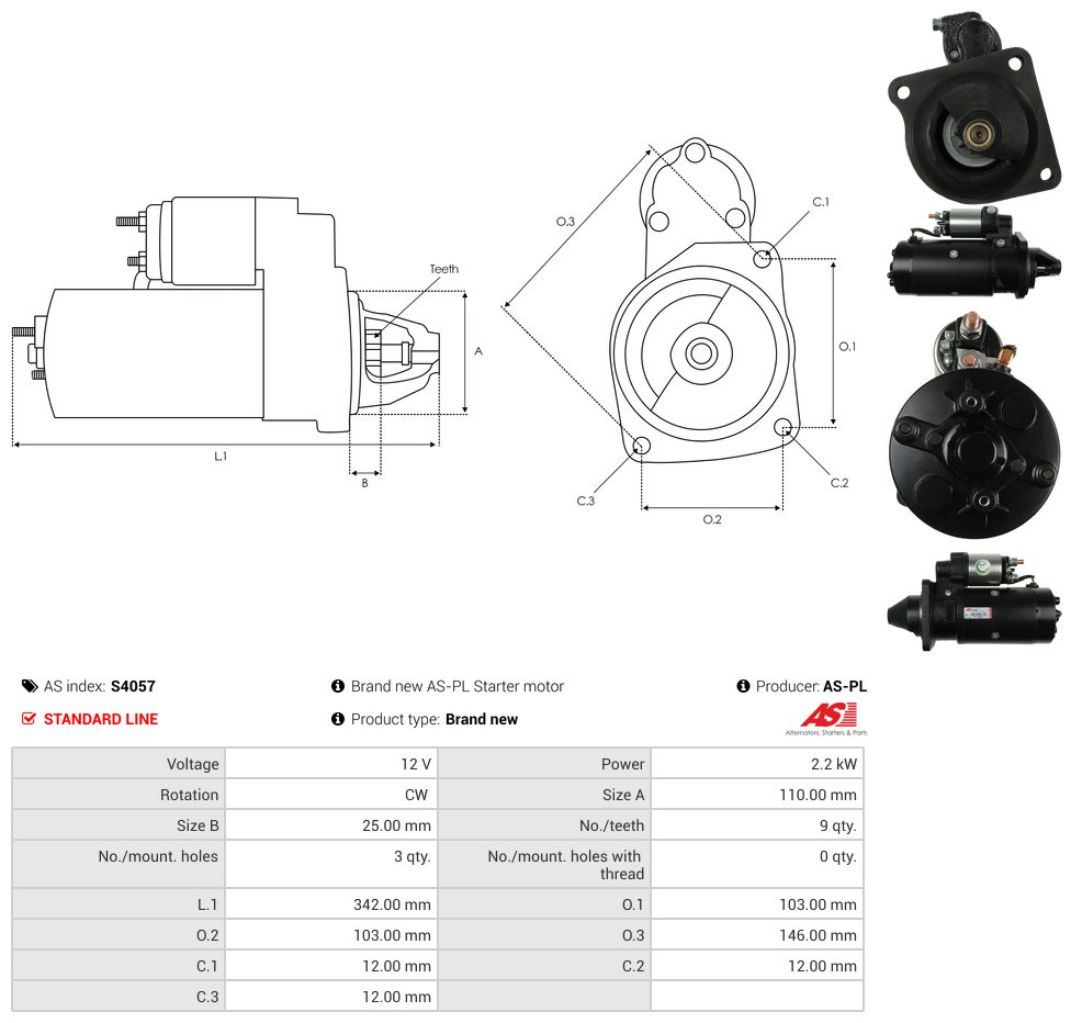 Starter motor