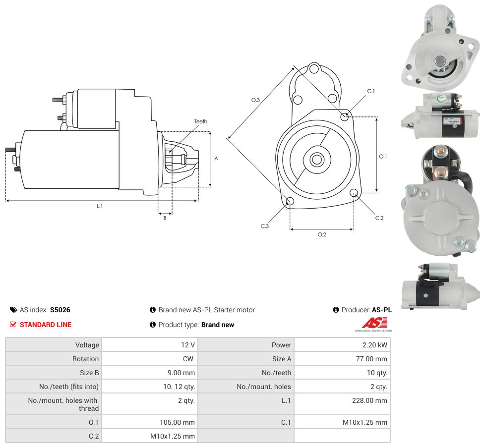 Starter motor