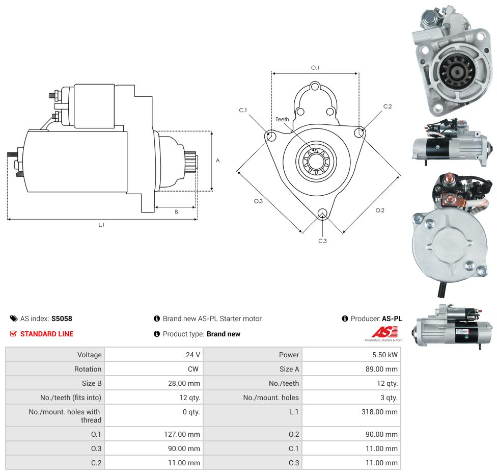 Starter motor