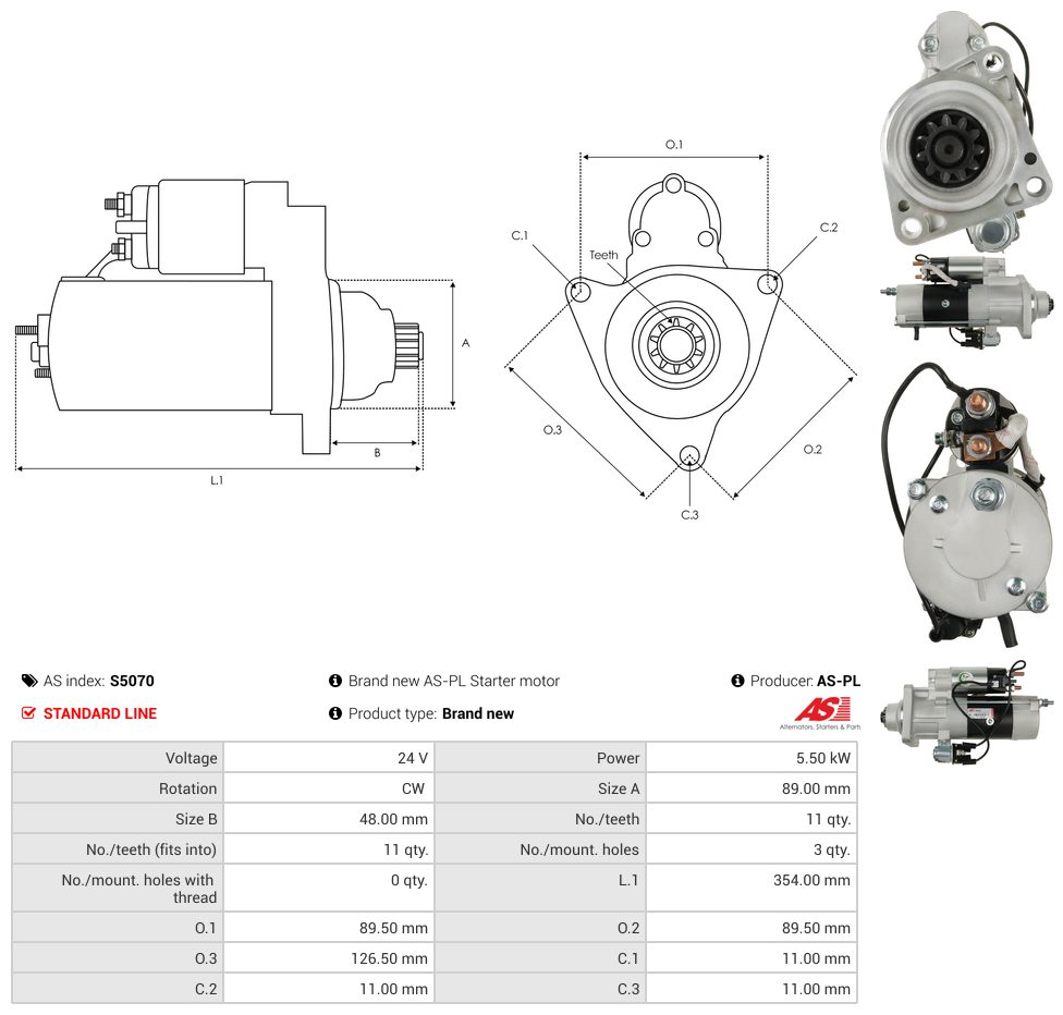 Starter motor