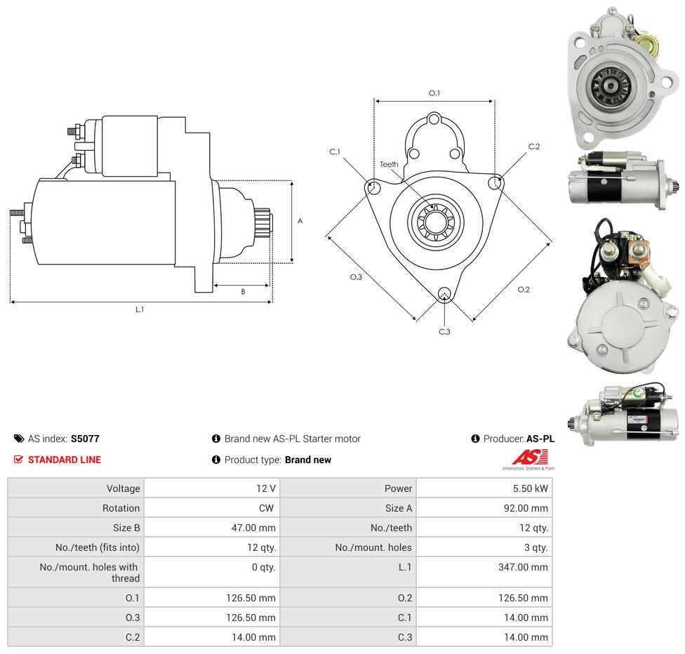 Starter motor