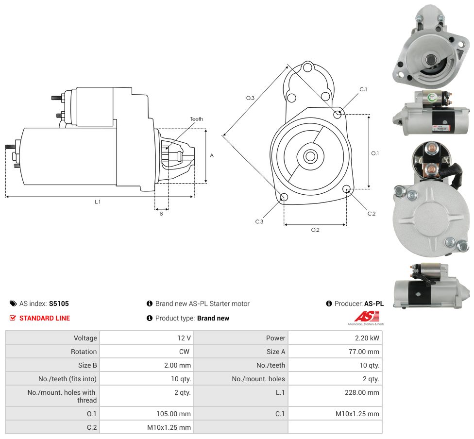 Starter motor