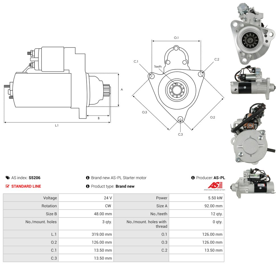 Starter motor