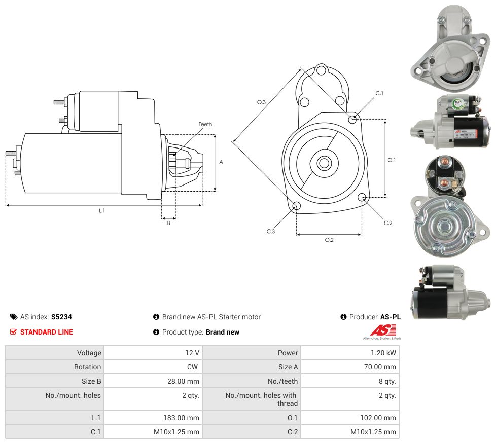 Starter motor