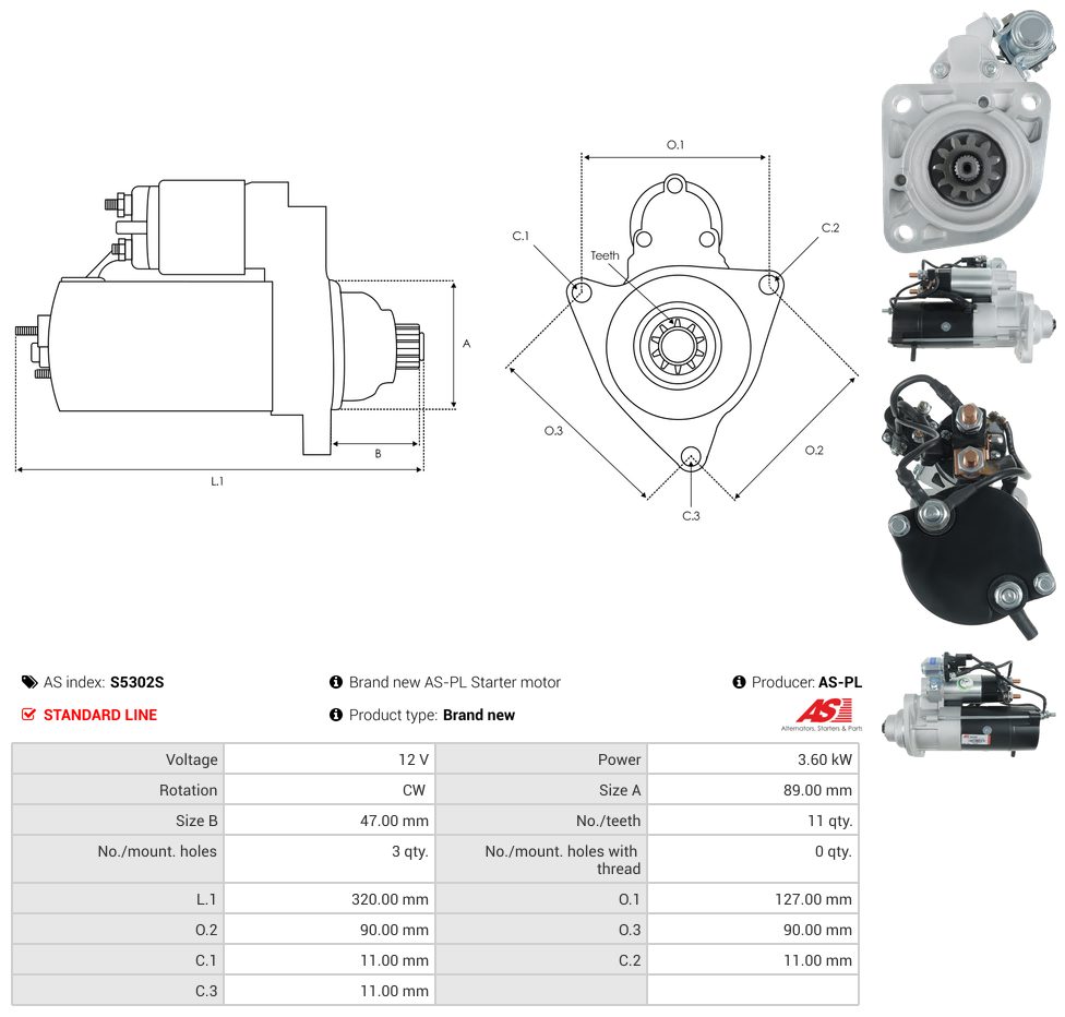 Starter motor
