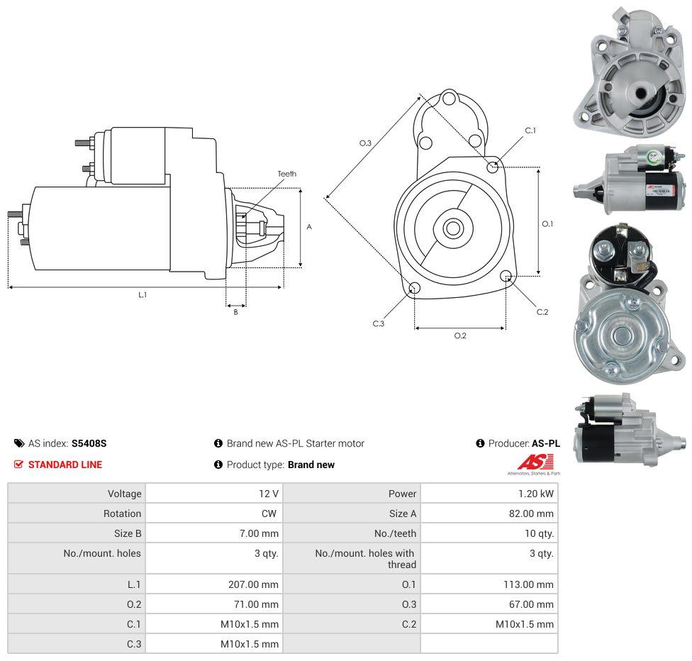Starter motor