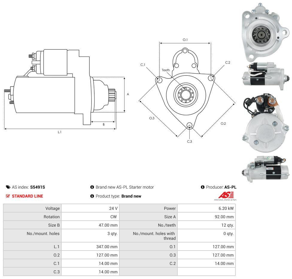 Starter motor