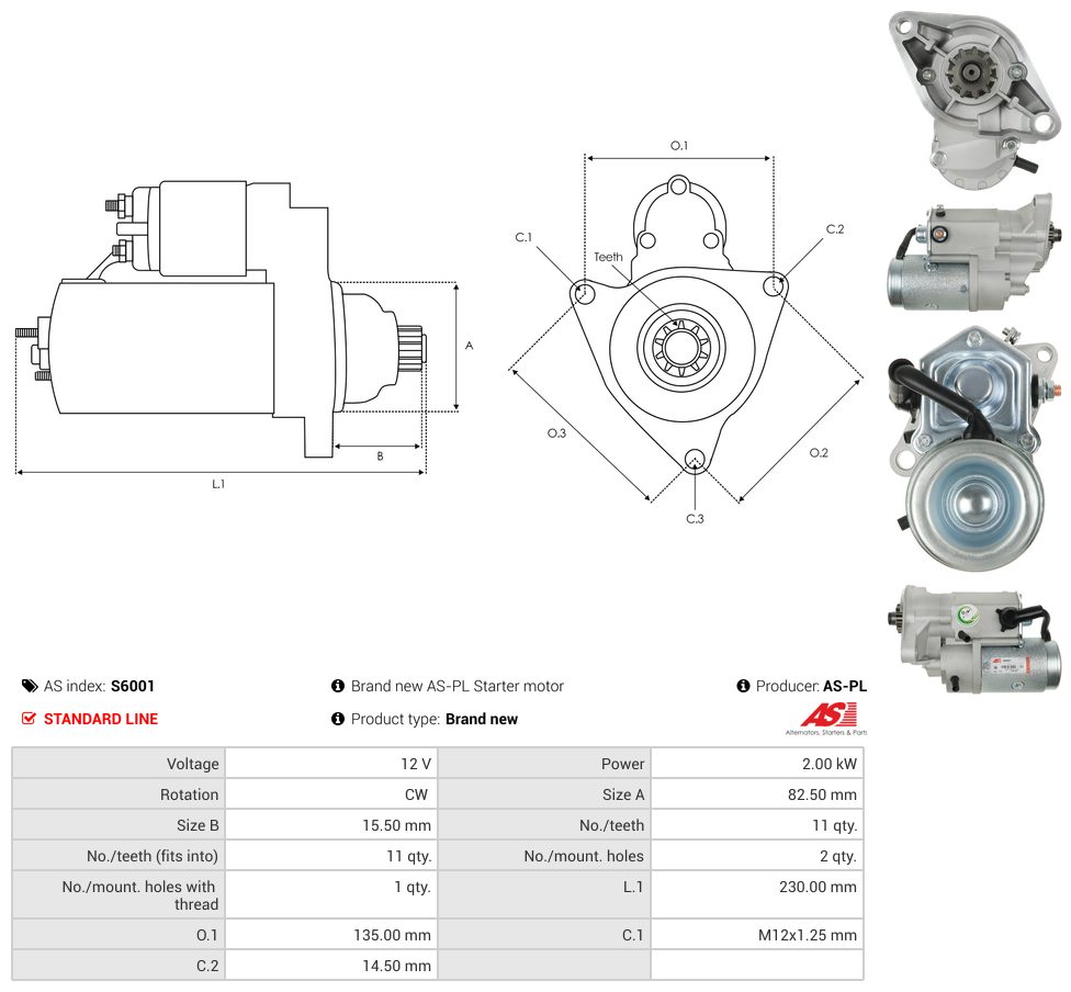 Starter motor