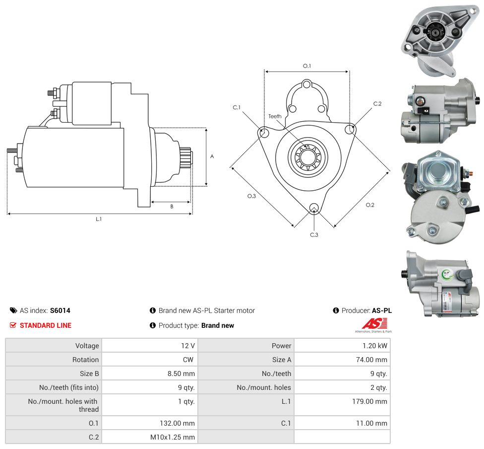Starter motor