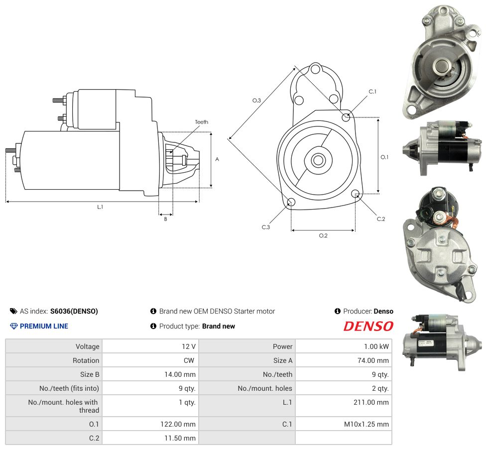 Starter motor