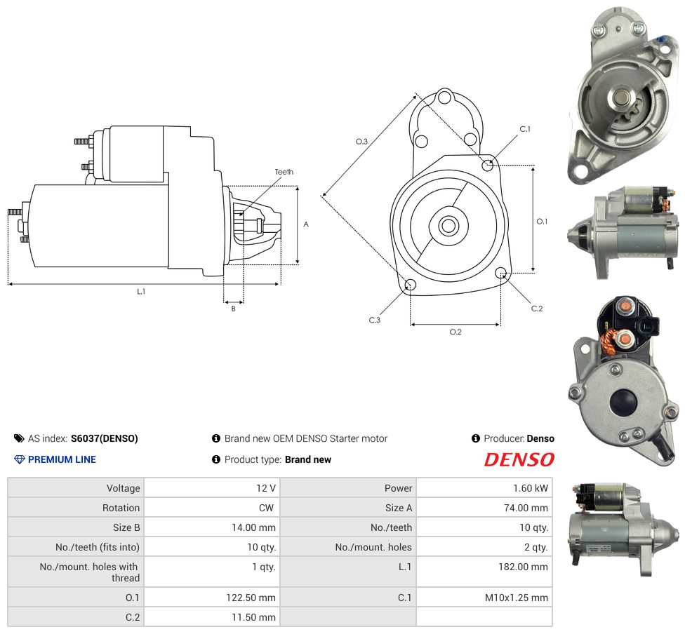 Starter motor
