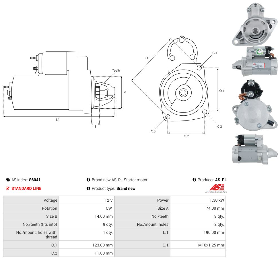 Starter motor