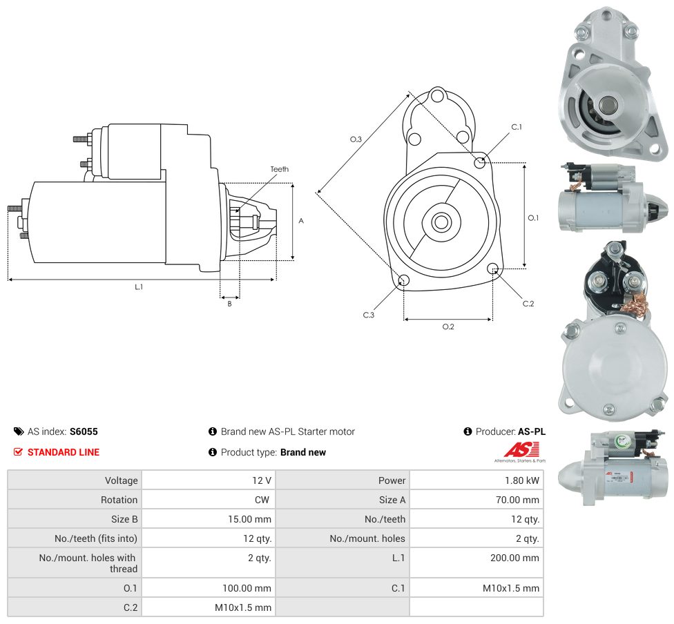 Starter motor