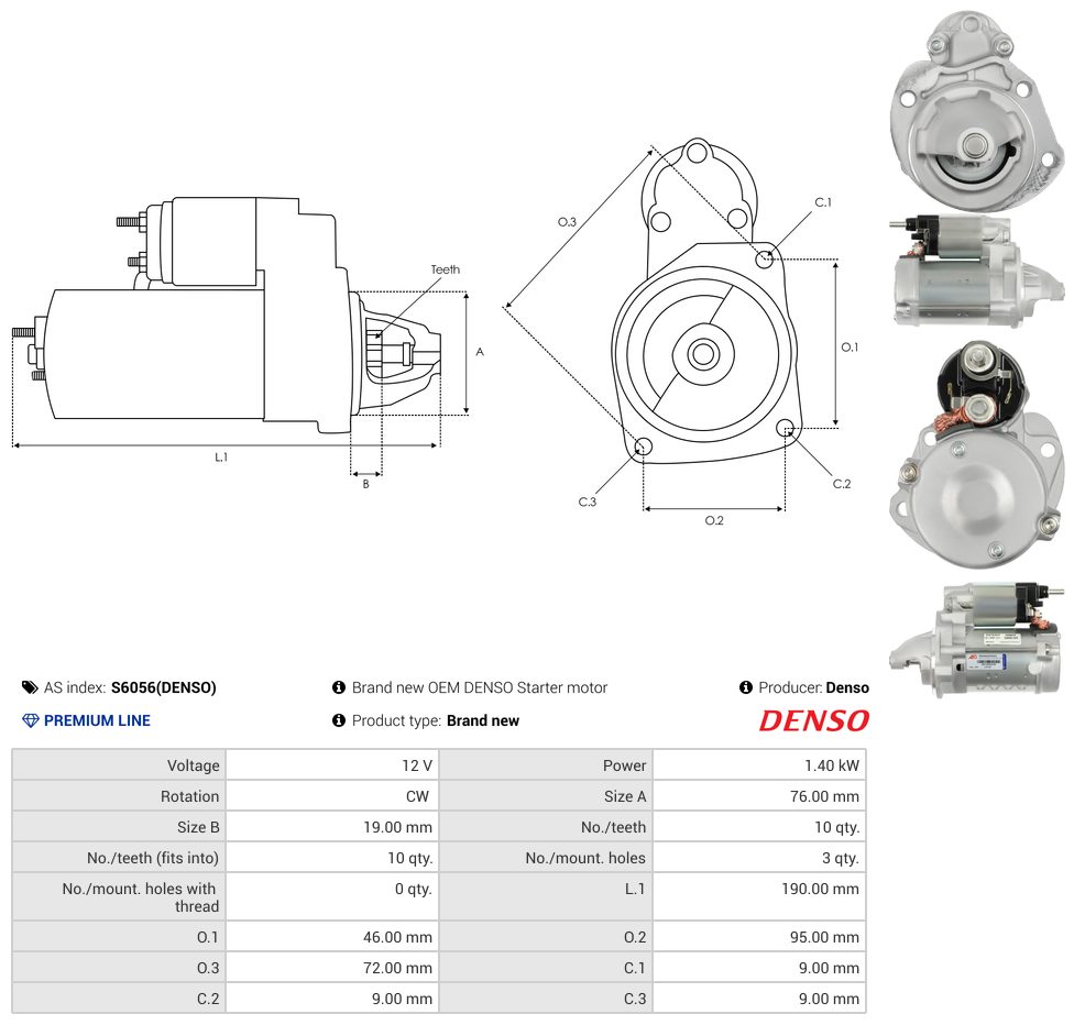 Starter motor