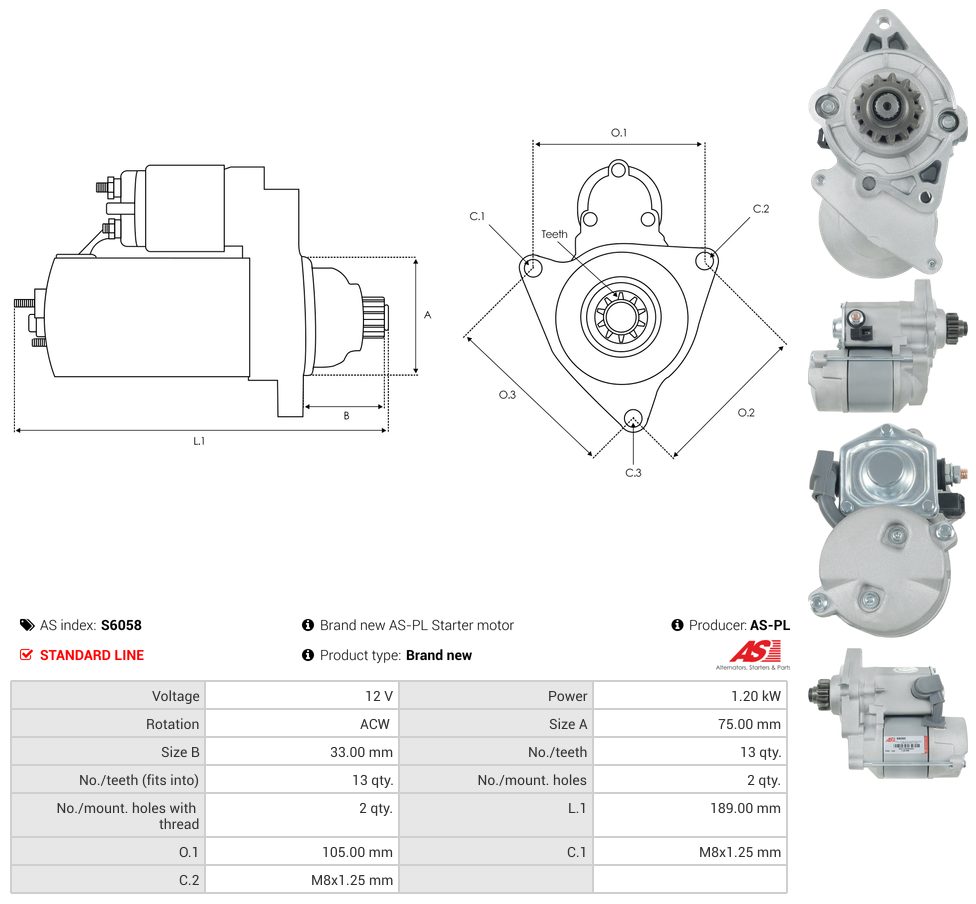 Starter motor