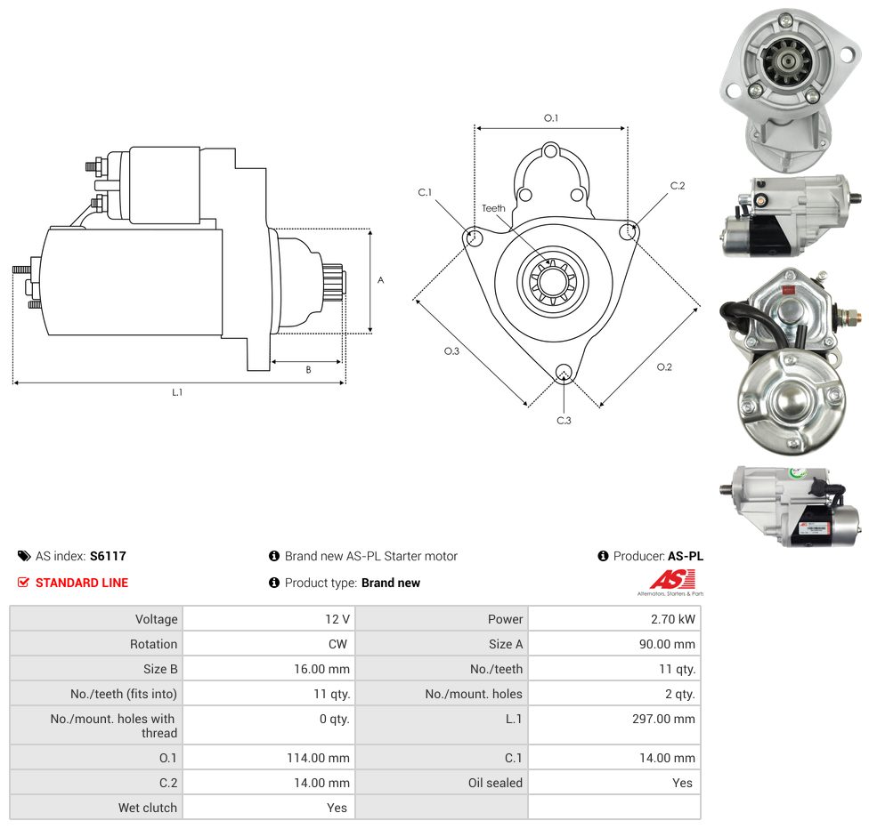 Starter motor