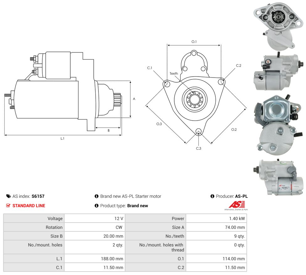 Starter motor