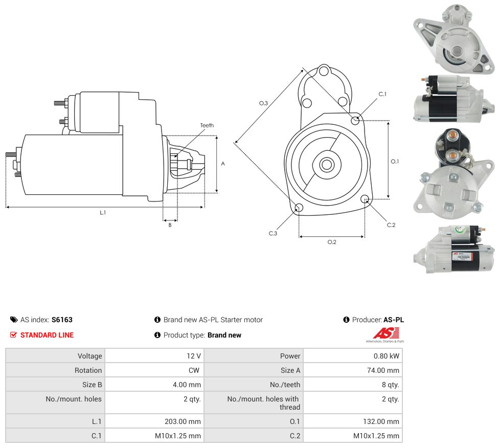 Starter motor
