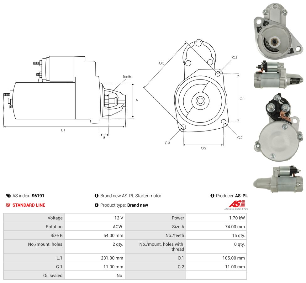 Starter motor