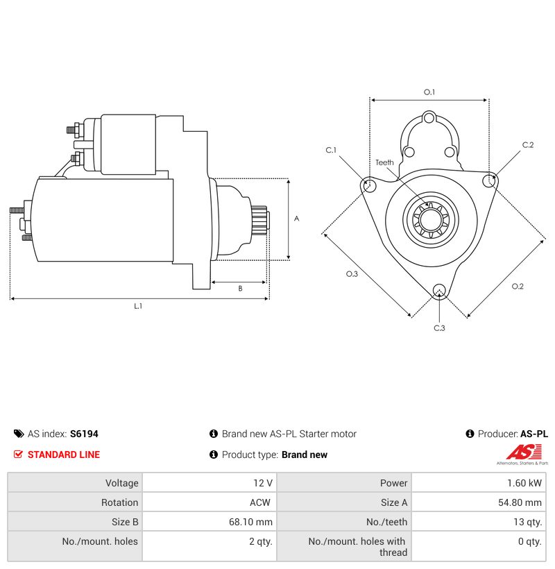 Starter motor