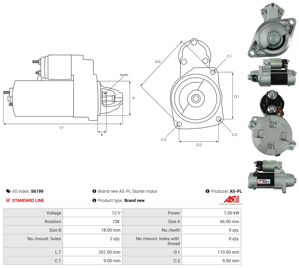 Starter motor