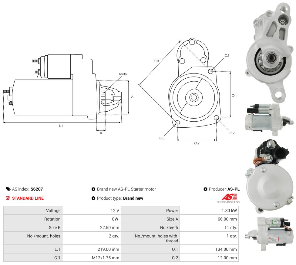Starter motor