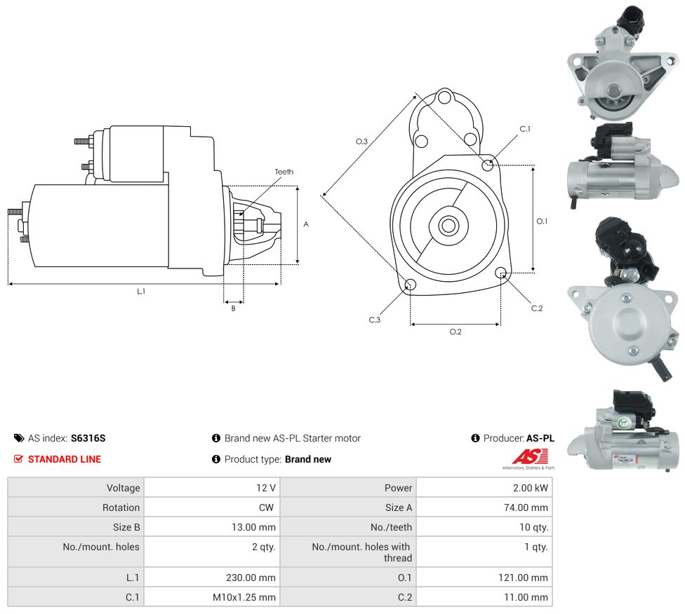 Starter motor