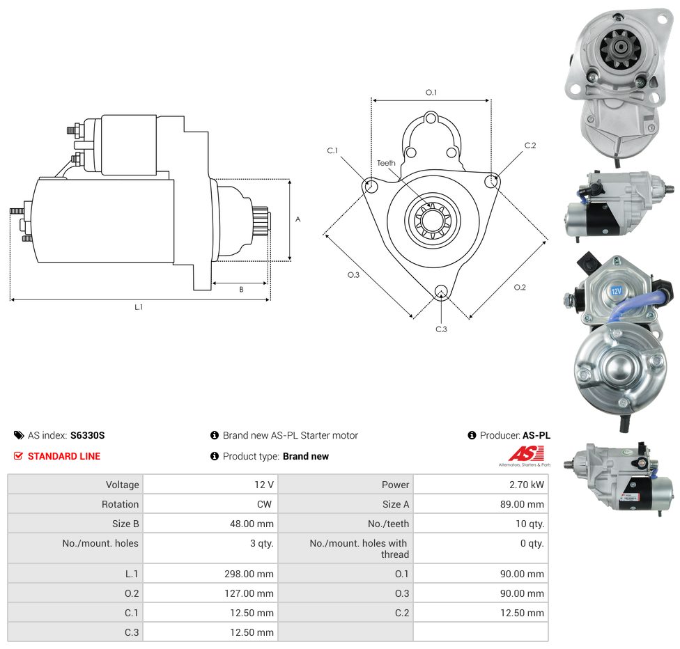 Starter motor