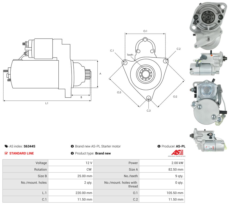 Starter motor