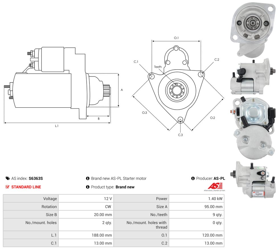 Starter motor