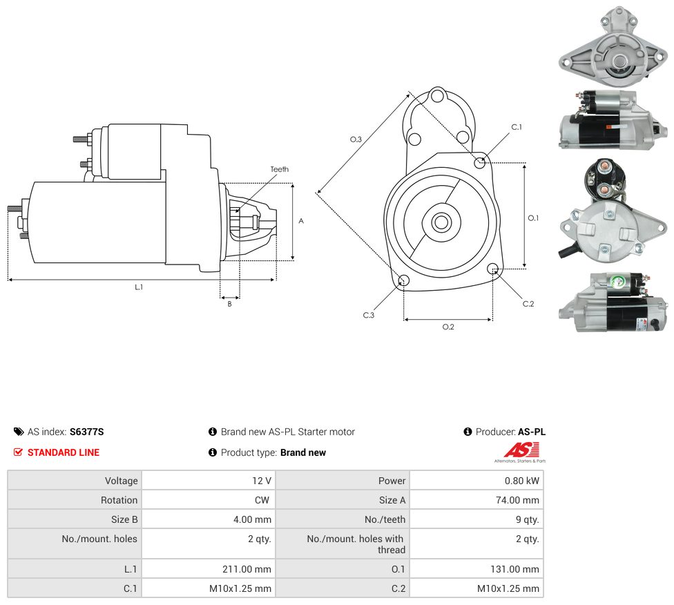 Starter motor