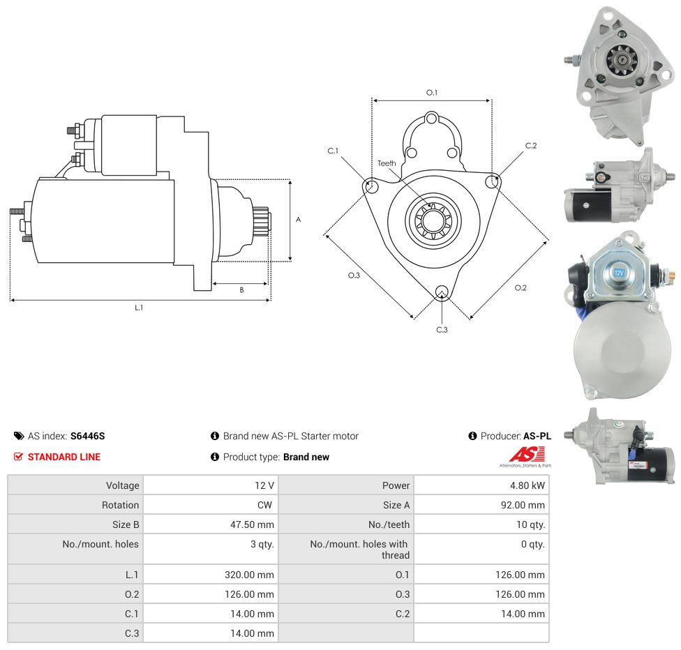 Starter motor