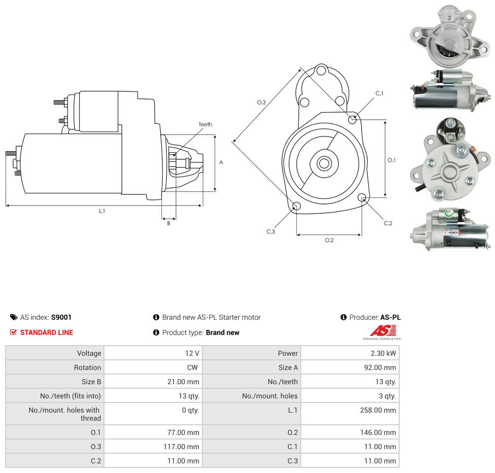 Starter motor