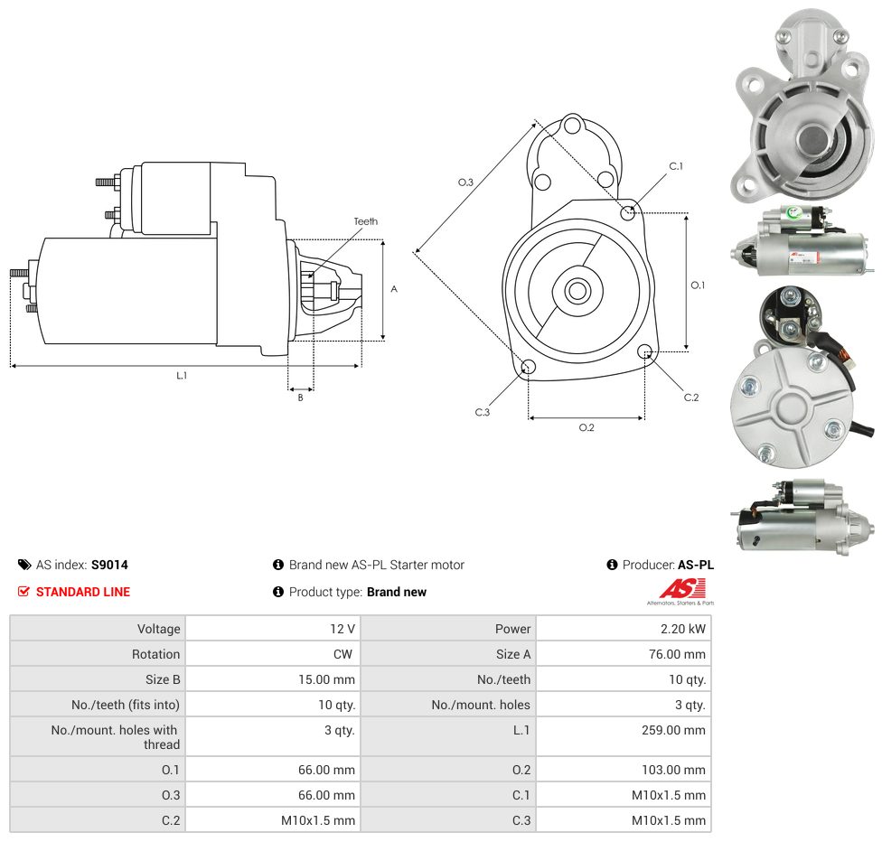 Starter motor