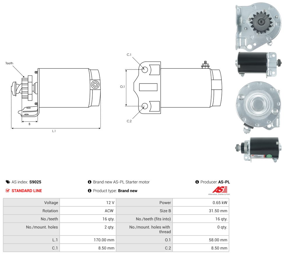 Starter motor