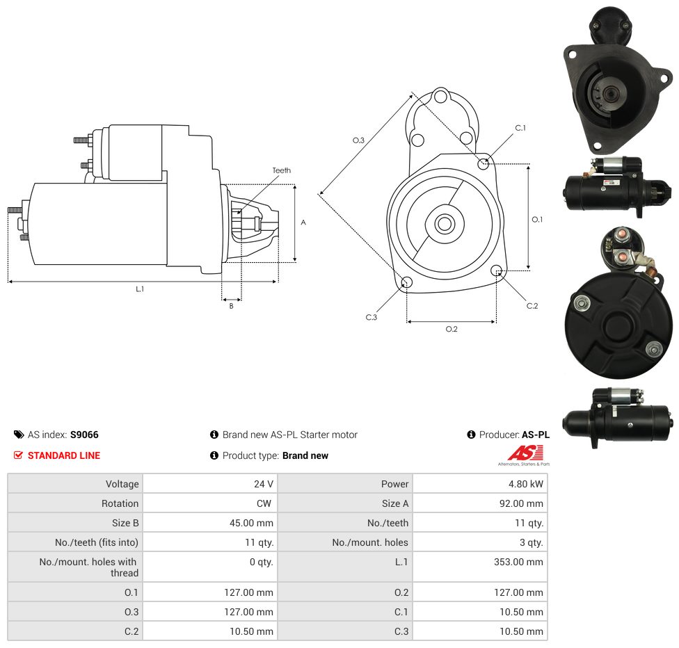 Starter motor