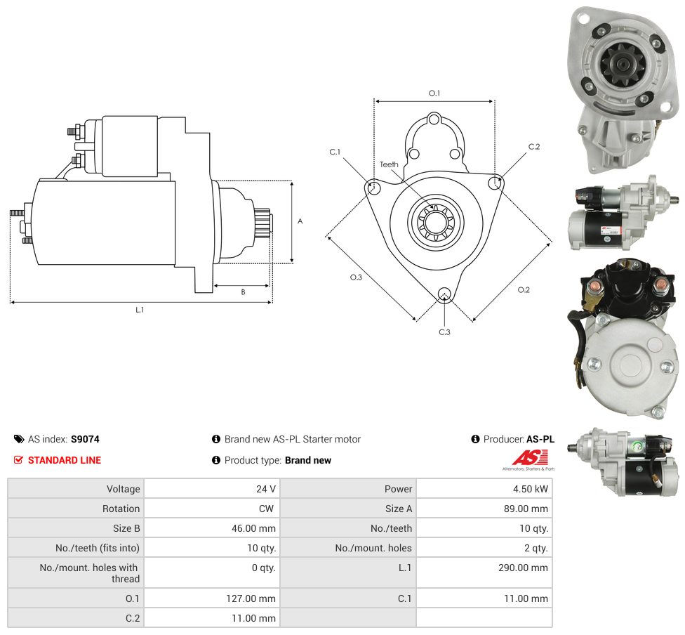 Starter motor