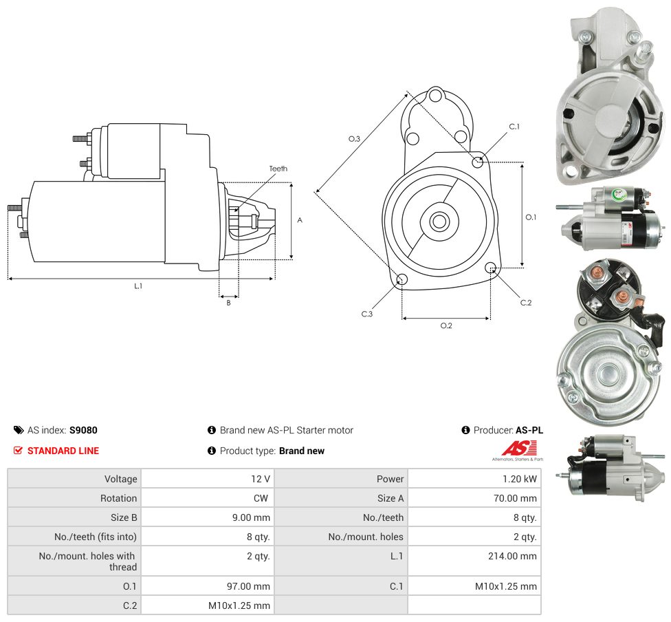 Starter motor