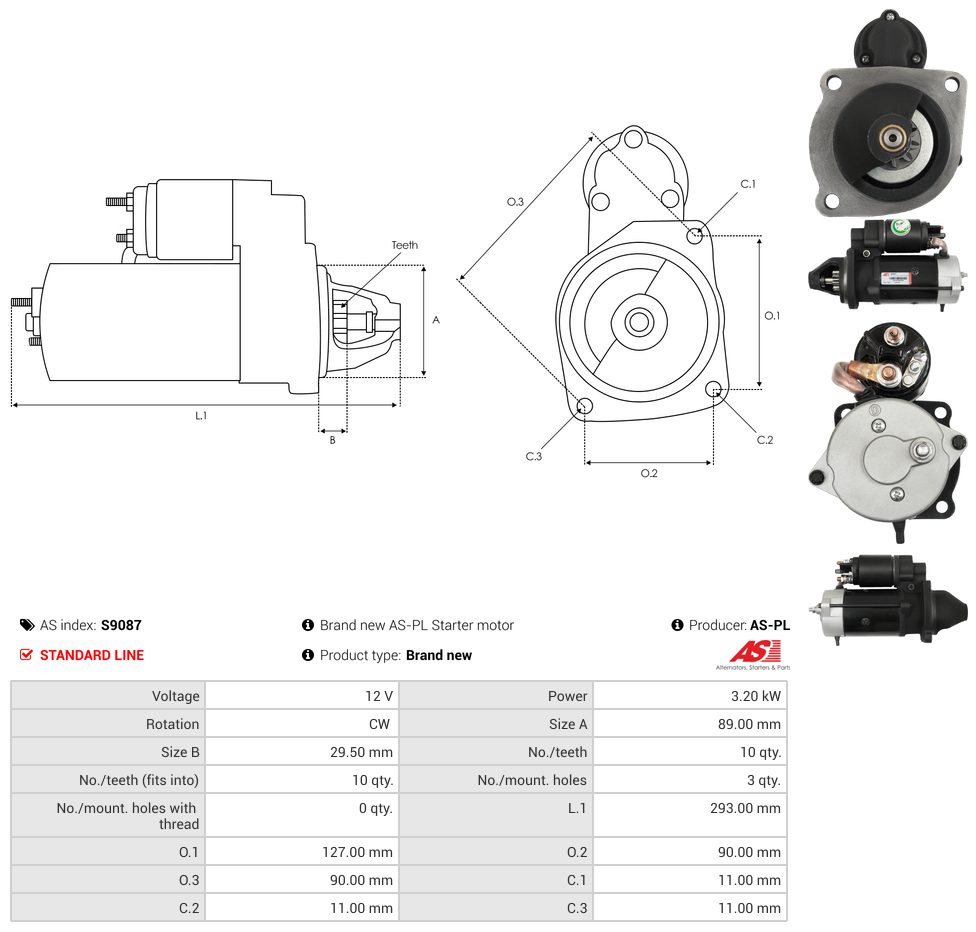 Starter motor