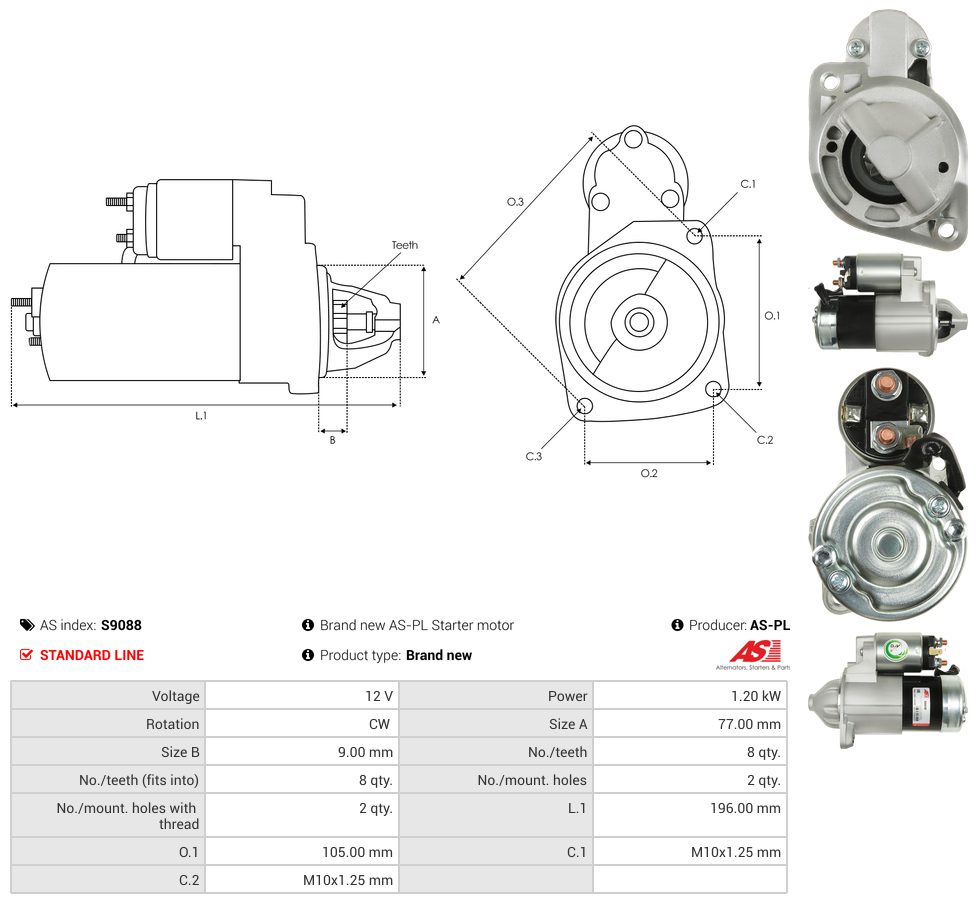 Starter motor