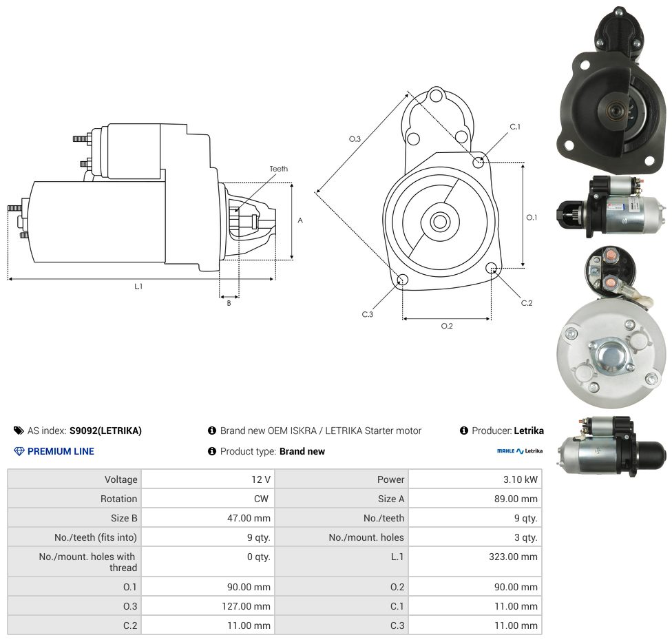 Starter motor