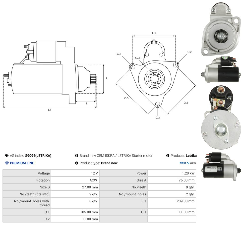 Starter motor