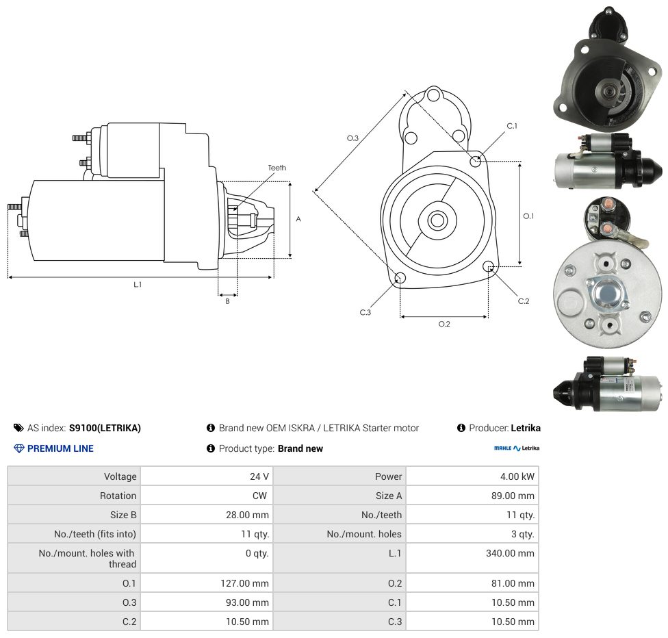 Starter motor