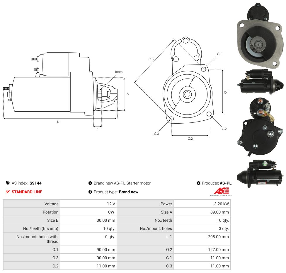 Starter motor