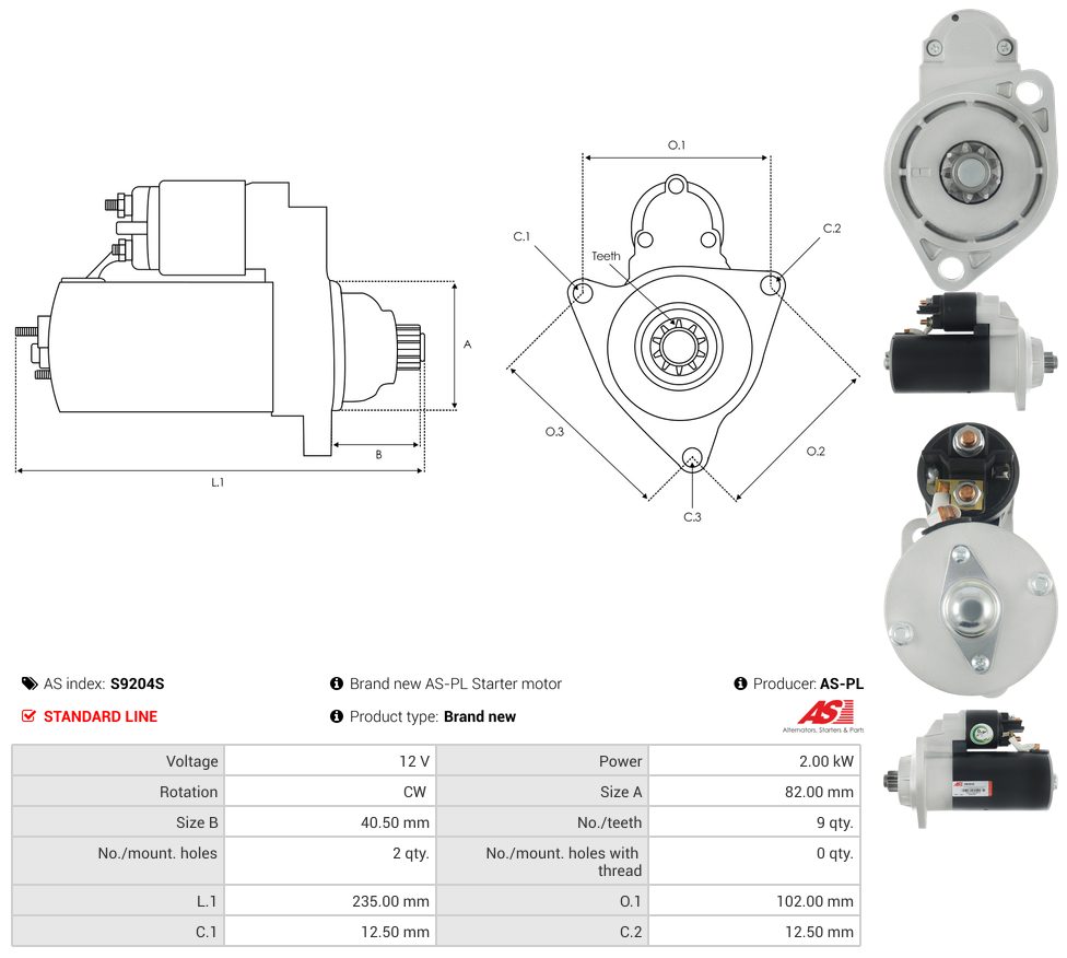Starter motor