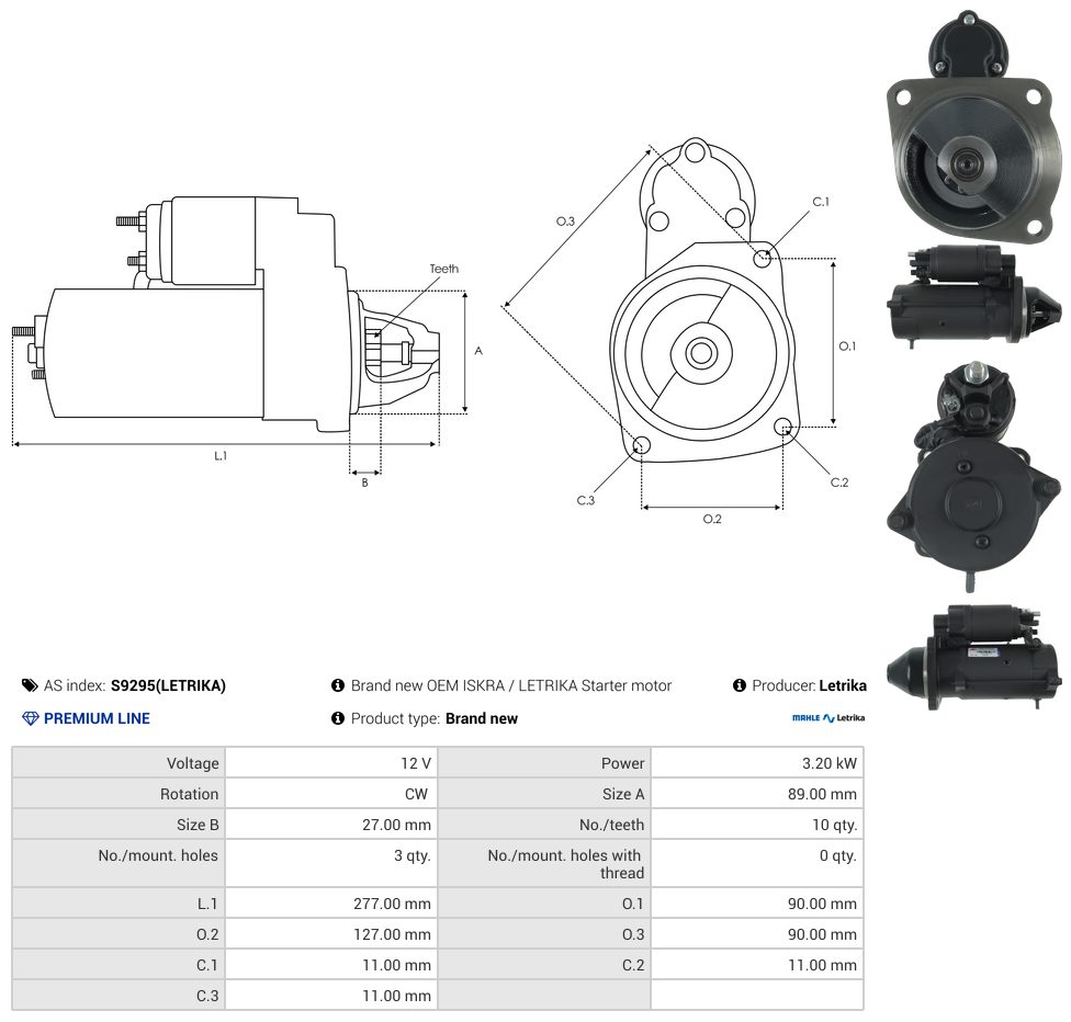 Starter motor
